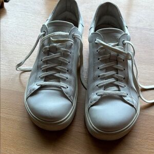 Birkenstock White Leather Footwear